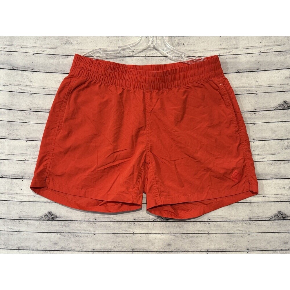 STIO Mens Board Shorts Mens Sz L 6” Inseam Orange Stretch Hiking Outdoors Casual
